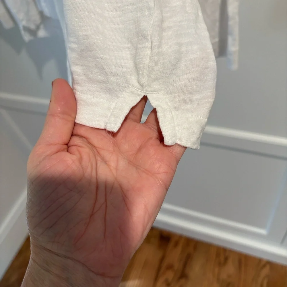 Caslon White Hooded t-shirt | XL - Picture 3 of 11